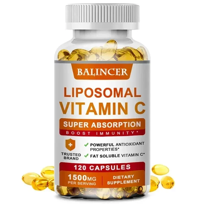Liposomal Vitamin C Supports Antioxidant Health & Immune Function High Absorption Non-GMO Gluten Free – 120 Capsules — image 9