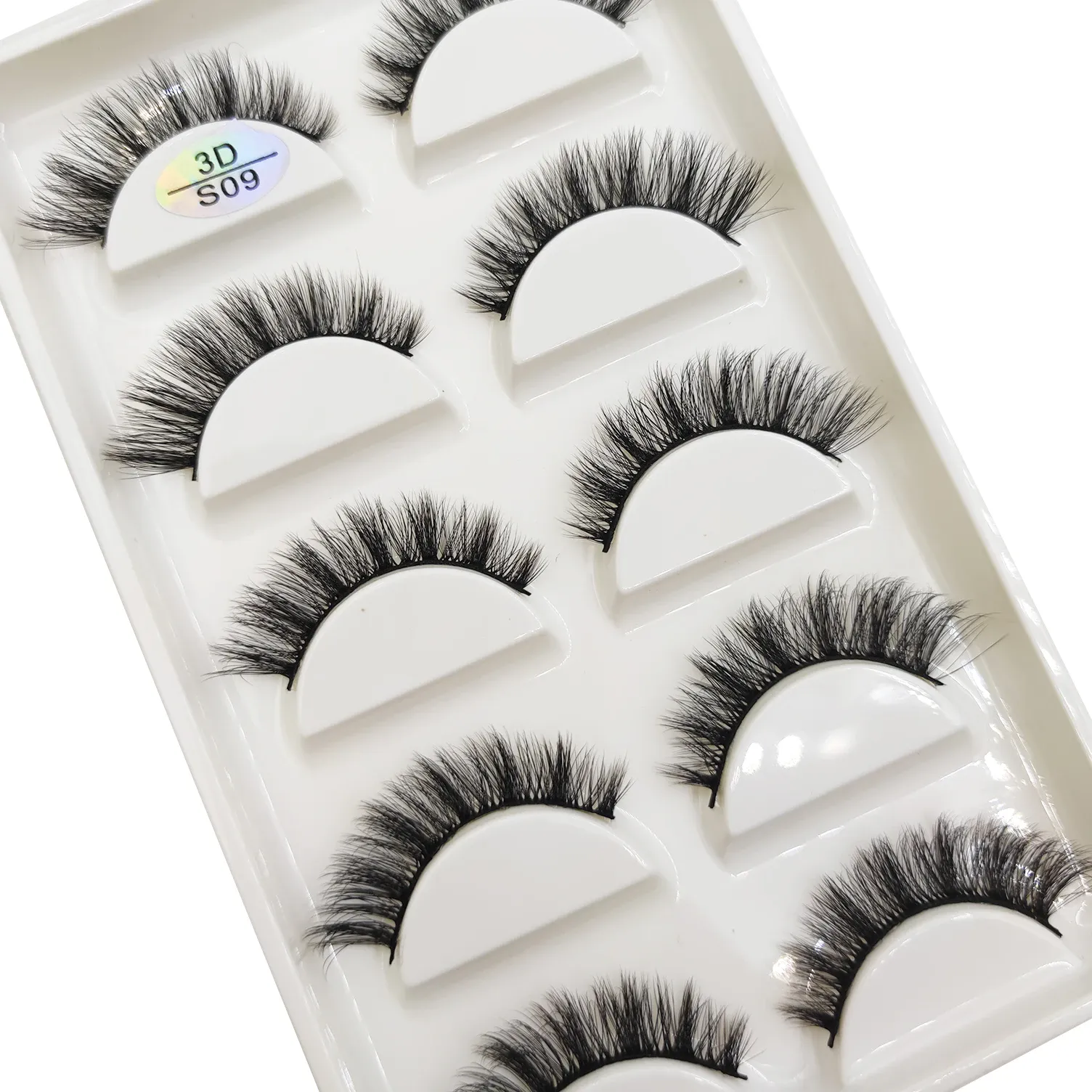 Natural 3D Mink False Eyelashes Soft Wispy Fluffy Eye Faux Lashes Make Up Eyelash Beauty Cat Cilios 5 Pairs 15 Styles — image 3