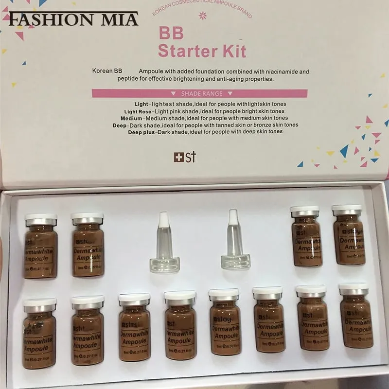 Korea Face 8ml Brightening BB Cream Beginner Starter Kit Niacinamide/Peptide Wrinkle-Fighting BB Cream Skin Care Serum Beauty — image 18