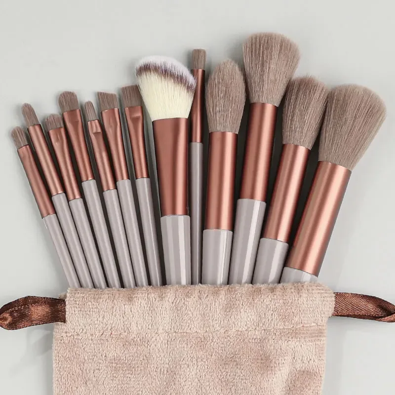 Professional 13PCS Makeup Brushes Set 2 Powder Puff Sponge for Cosmetics Foundation Blush Eyeshadow Blending Brush Beauty Tools — image 9