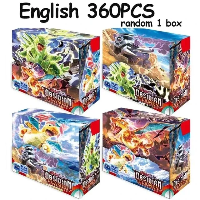 Pokémon PRISMATIC EVOLUTIONS SURGING SPARKS SCARLET&VIOLE 151 Booster Display Box Pokemon Booster Cards Playing Cards