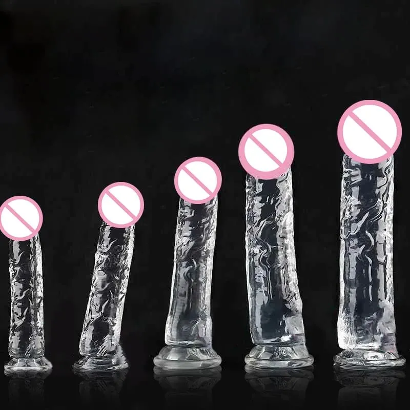 Ρεαλιστική βεντούζα πέους Dildo Jelly Dildo Big Dick Θηλυκός Αυνανιστής Κλειτορική Διέγερση Λεσβιακά σεξουαλικά παιχνίδια για γυναίκες 7 μεγεθών — image 2