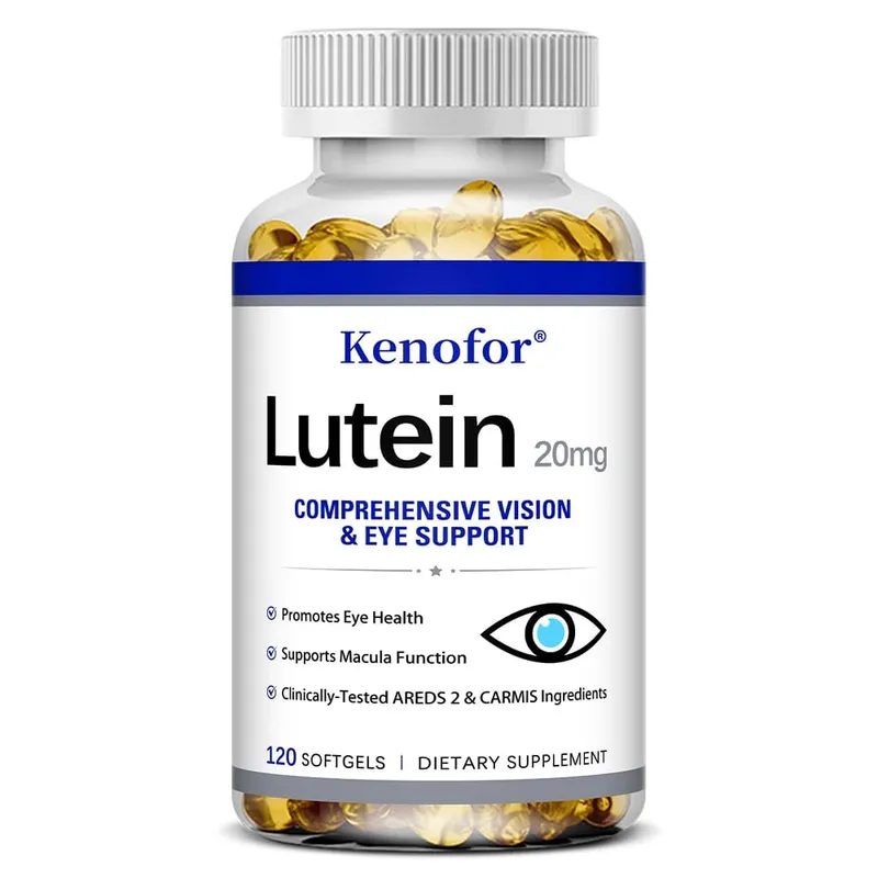 Lutein Capsules - with Zeaxanthin and Vitamin E - Powerful Antioxidant Eye Health Improve Vision Health - 120 Capsules