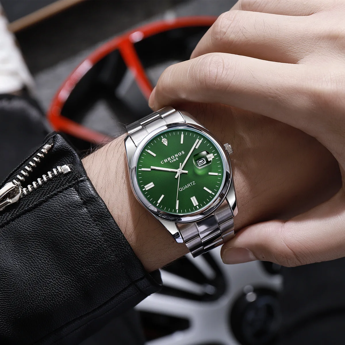 Top Brand Luxury Man Wristwatch Waterproof Luminous Date Men Watches Stainless Steel Quartz Men's Watch Male reloj