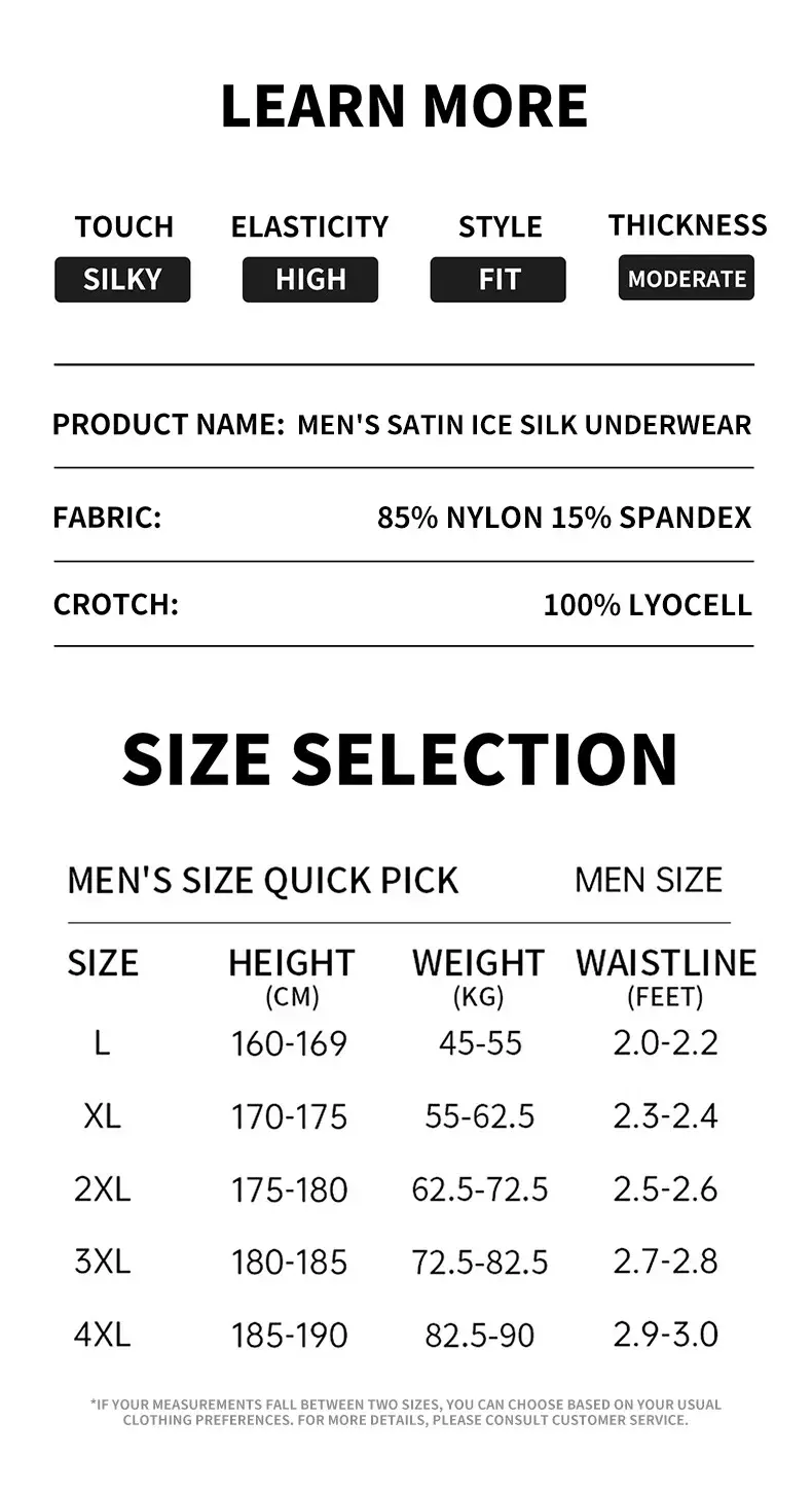 MiiOW 3Pcs Satin Cool Ice Silk Men Underwear Boxers 10A Antibacterial Men's Panties Summer Silky Breathable Man Underpants Boxer — image 11