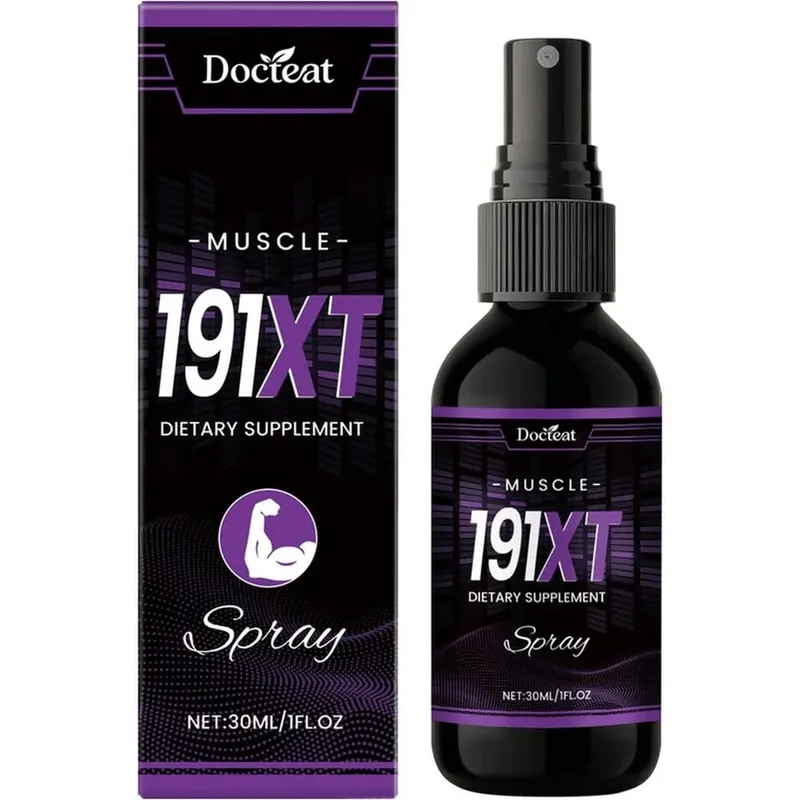191XT Muscle Spray with Vitamin B3 L-Arginine and Tribulus Terrestris Extract for Muscle Support Endurance 30 ML