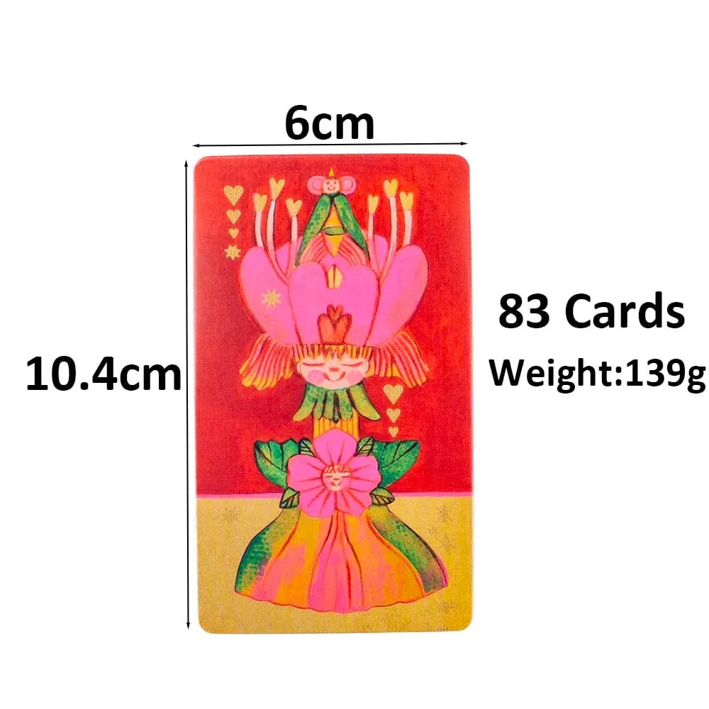 Pipspeak Tarot 10,3*6cm Μια απολαυστική τράπουλα 78 φύλλων σε στιλ Μασσαλίας που αγκαλιάζει τον ιδιότροπο κόσμο του Pip Reading