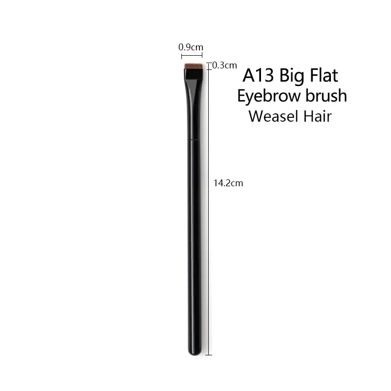 1pc super fino ângulo forro compõem escova olho sobrancelha pincéis de maquiagem de cabelo sintético sobrancelha fina afiada ferramentas cosméticas profissional