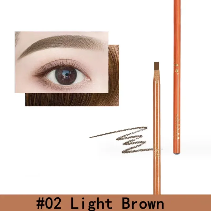 Στυλό φρυδιών Hard Microblading Brow Definer Enhancers Μολύβι Αδιάβροχο Εύκολο στην εφαρμογή Μακιγιάζ Φυσική απόχρωση άγριων φρυδιών — image 9