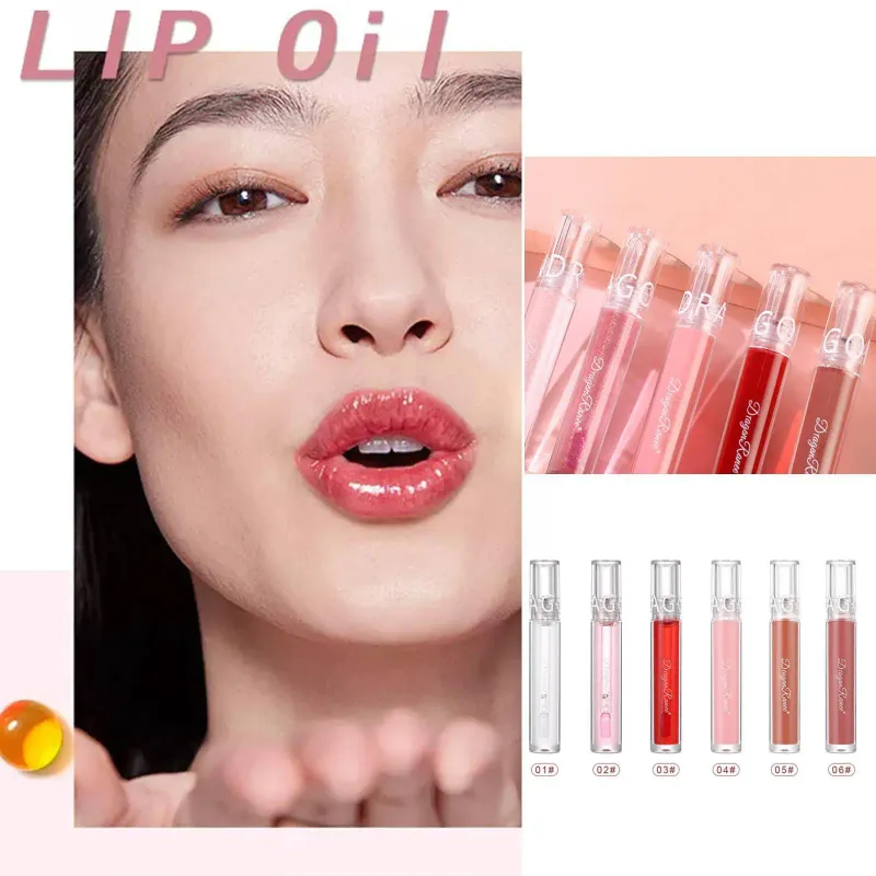 Mirror Water Gloss Lip Glaze Ενυδατικό Υγρό Κραγιόν μακράς διαρκείας Θρεπτικό Glass Lip Gloss Διαφανές Lip Stain Tint — image 4