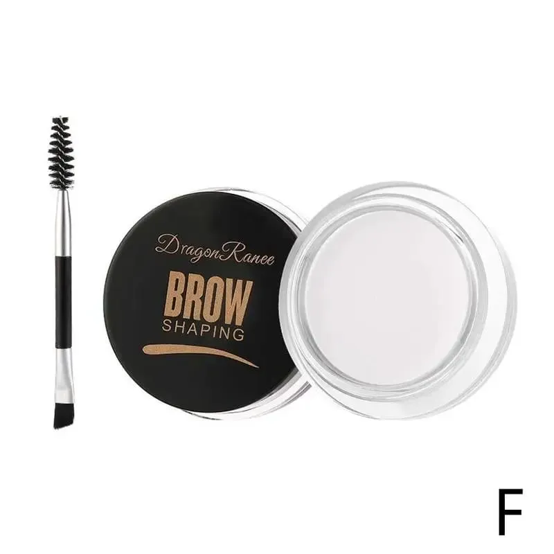 דבק עיצוב גבות Pomade סבון עיצוב גבות גבות ג'ל מתקן שעווה עם מברשת לנשים קוסמטיקה לגבות איפור ג'ל גבות — image 12