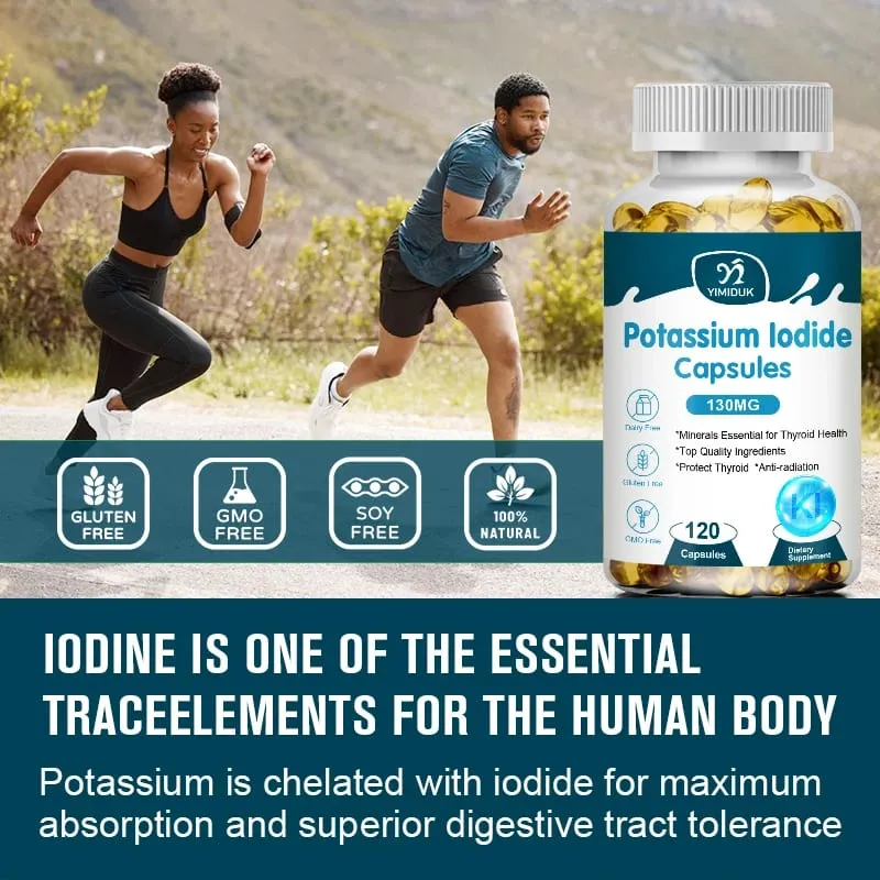 Κάψουλες ιωδιούχου καλίου KI (Stable Iodine) 130 mcg ανά ημέρα - Συμπλήρωμα Υποστήριξης Θυρεοειδούς — image 4