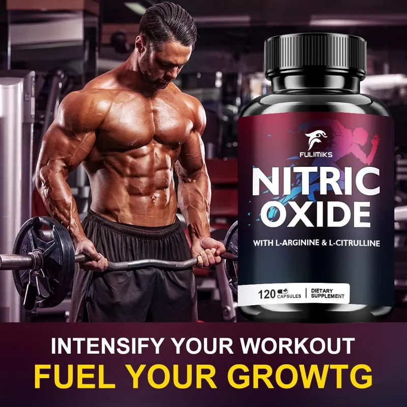 Nitric Oxide Tablets Capsules - Enriched with L-arginine and L-citrulline Complex To Promote Nutrient Flow To Muscles and Heart — image 2