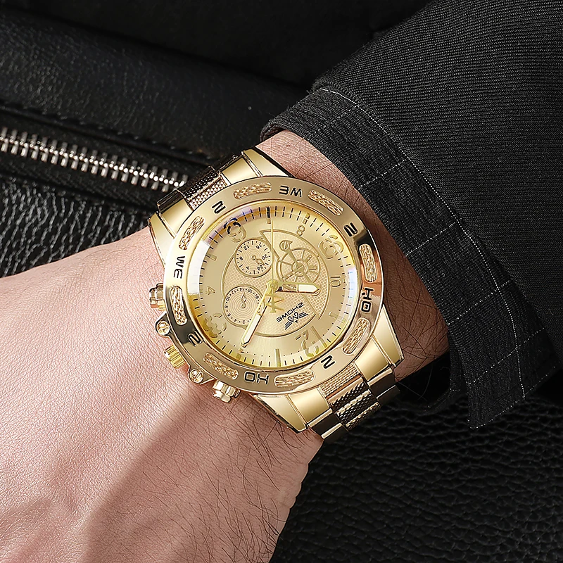 2024 New Arrival High Quality Men Quartz Watch Fashion Casual Big Dial Men's Analog Wristwatch
