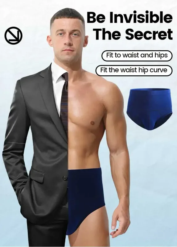 Men's High-Waist Cotton Underwear, Slim-Fitting Waist-Protecting, Plus-Size Warm Triangle Sports Briefs — image 9