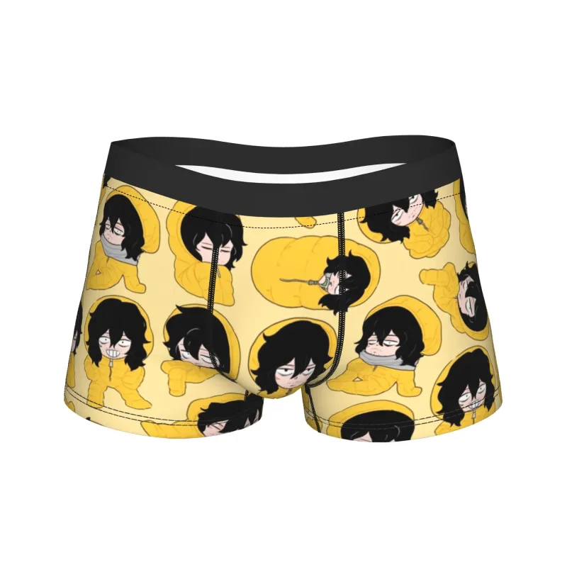 Men My Hero Academia Anime Long Underwear Deku Bakugo Fashion Boxer Briefs Shorts Panties Male Soft Underpants Plus Size