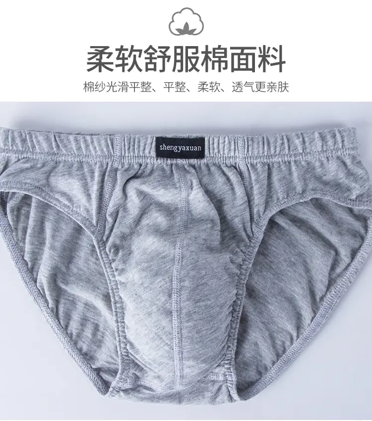 5Pcs/Lot Cotton Underpants for Men Briefs Male Underwear Knickers Panties Pant Shorts Sexy Undies in Sizes XL to 6XL — image 9