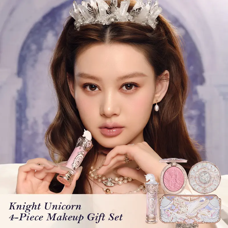 [NEW]Το σετ δώρου της συλλογής Flower Knows Knight Unicorn περιλαμβάνει παλέτα μακιγιάζ + κραγιόν + ρουζ + χαλαρή πούδρα