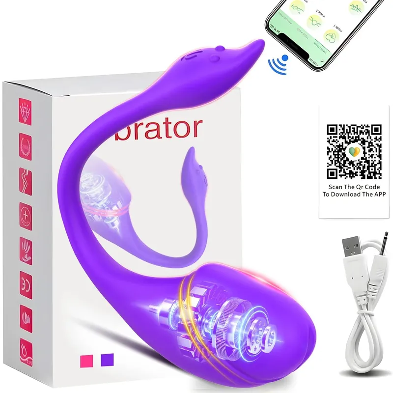 Πολυτελές Field APP Control Vibrator Clitoris Stimulator για γυναίκες Γυναικείο Δονούμενο μασάζ κόλπου σημείου G Παιχνίδια σεξ για αρχάριους — image 10