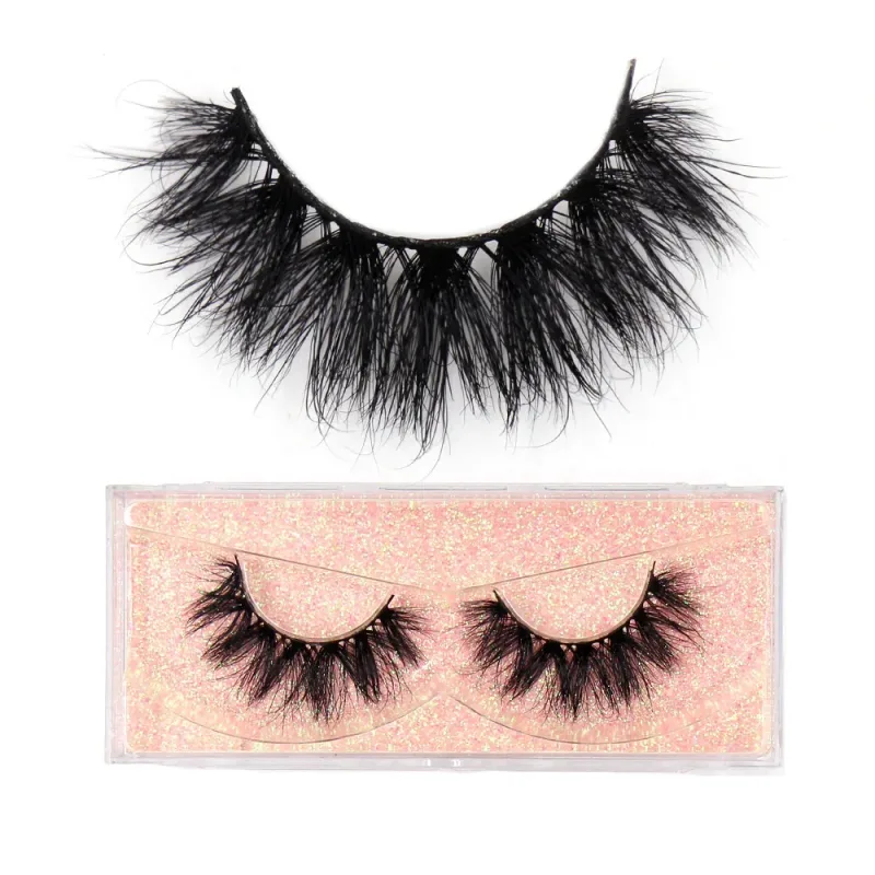 3D Mink Lashes Μαλακές τρίχες Ψεύτικες βλεφαρίδες Αφράτος όγκος Wispy Fake Lashes Extension Μακιγιάζ — image 37