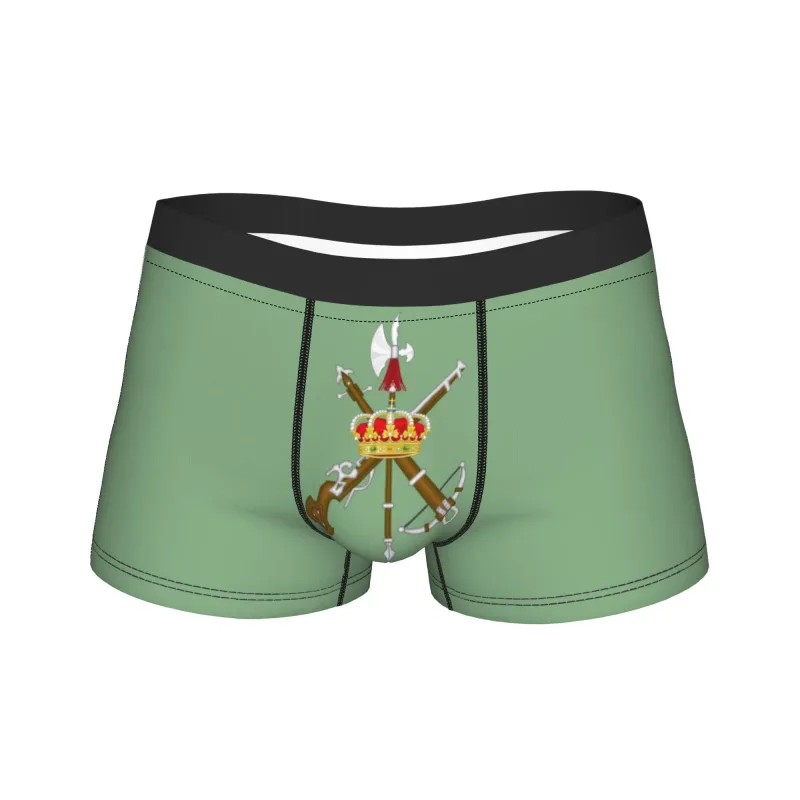 Flag of Spain Plus Emblem Civil Guard Men's Underwear Spanish Boxer Briefs Shorts Panties Funny Soft Underpants for Male S-XXL — image 10