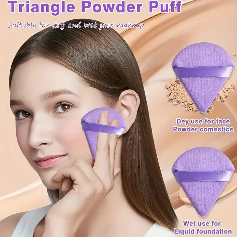 Conjunto de esponja de maquiagem portátil, 12 peças, base portátil, sopro cosmético para corretivo facial, mistura de beleza, creme líquido, potência