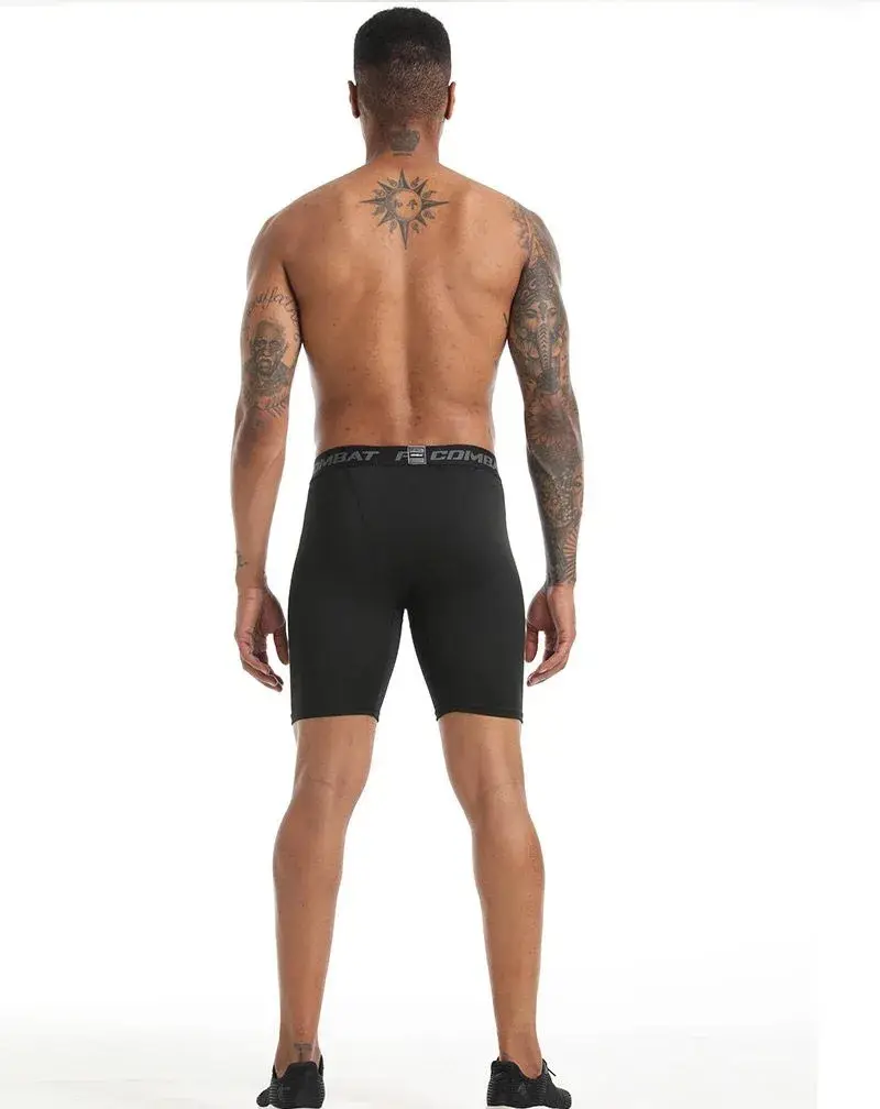 Men Boxers Sports Underwear Underpants Gym Shorts M L XL Black Quick-Drying Sweatpants Moisture Absorption Breathable Fitness — image 2