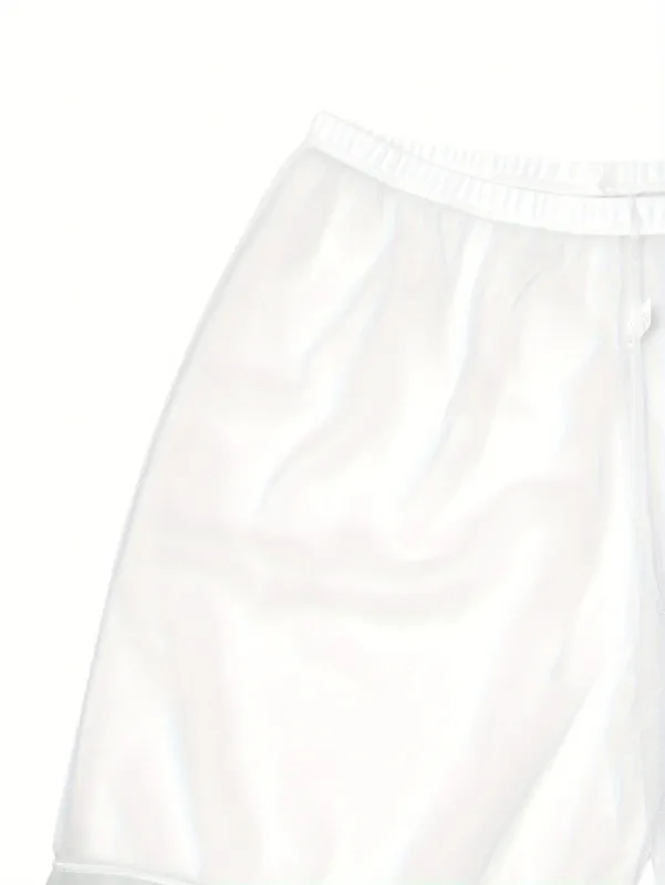 1Pc Sexy Sheer Mesh Men Underwear Fashionable Soft Transparent Home Loose Fit Boxing Pants Sleep Shorts Sleepwear Pajama Pants — image 6