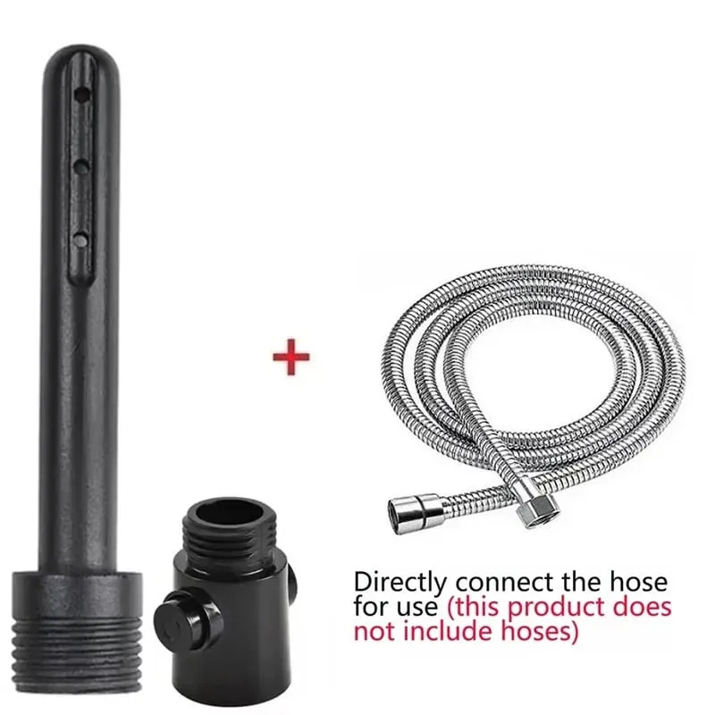 Douche Enema Anal Cleaning Switch Enema Syringe Shower Butt Plug Set Nozzle Tip Attachment Gay Massager — image 3