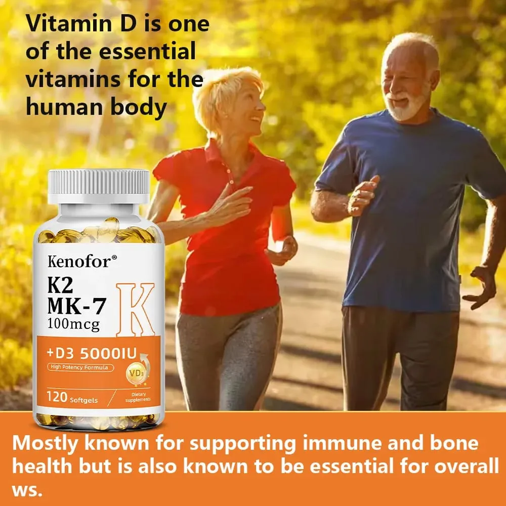 Vitamin D3 5000IU + K2 MK-7 100mcg | Bone Heart & Immune Support — image 5