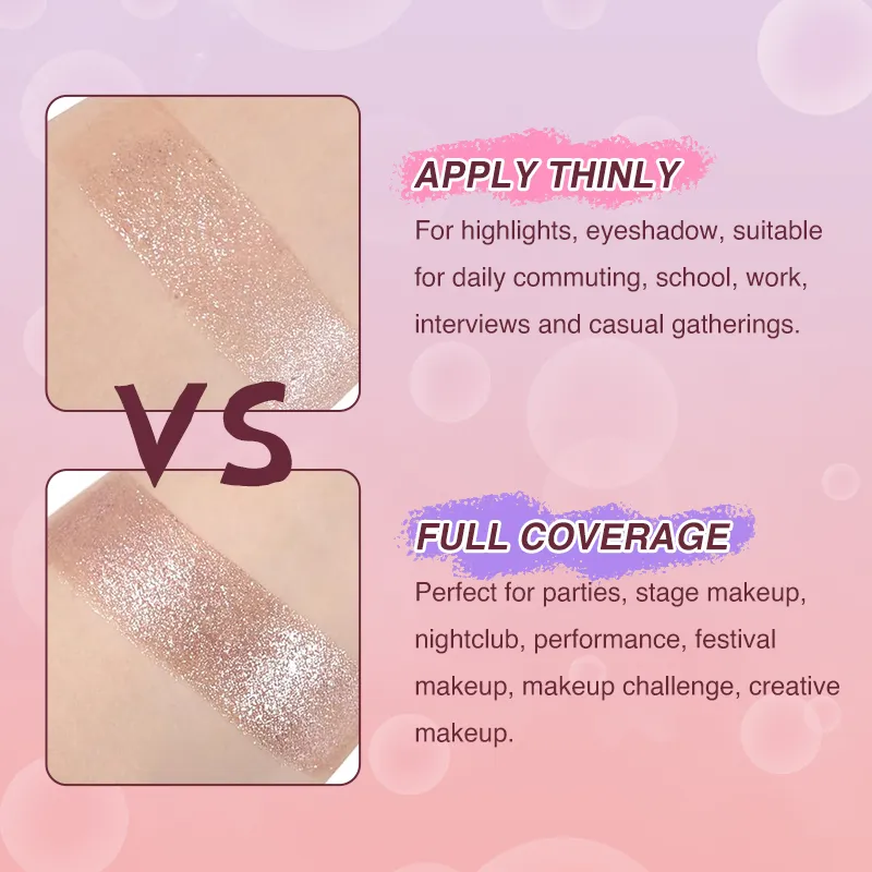 Shimmer Eyeshadow Stick מתייבש סרט מהיר נעילה אור שאינו דוהה ניצוץ צלליות פנים סימון שפתיים
