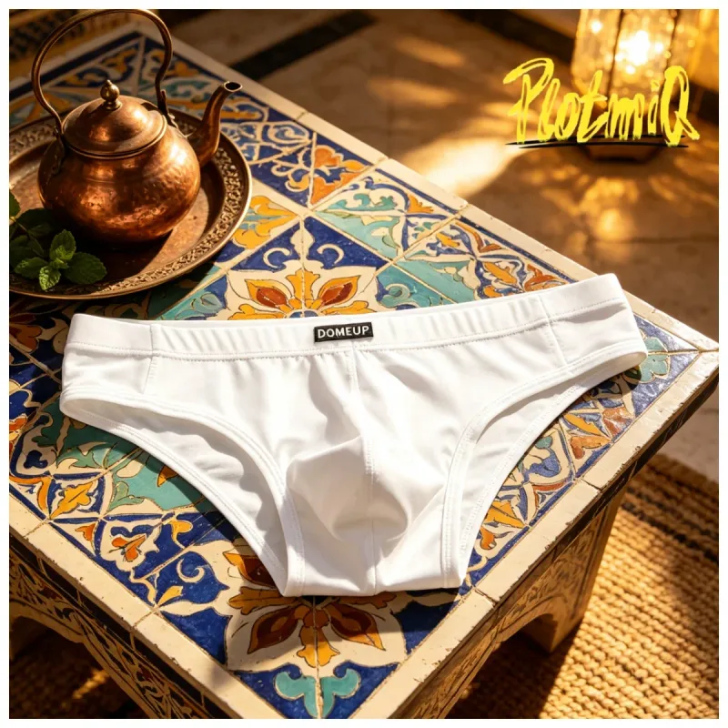 2PCS Sporty Men Low Rise Briefs Black Stretch Quick Dry Color Block Printed Wide Waistband 3D Pouch Comfort Gym Mens Underwear — image 2