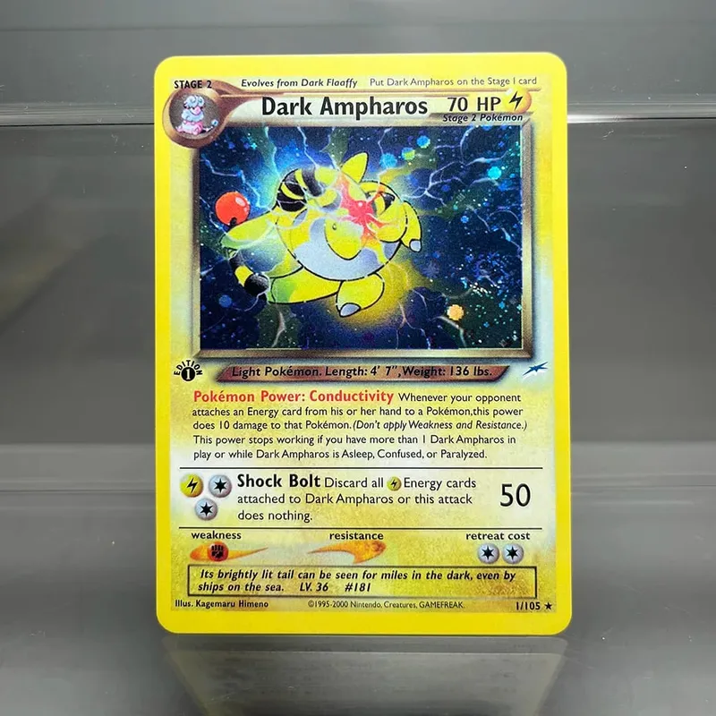 Neo Destiny Charizard PTCG Single Collection Card 1st Edition 1996 Tyranitar Gengar Card PKM Proxy Cards Toys Gifts — image 20