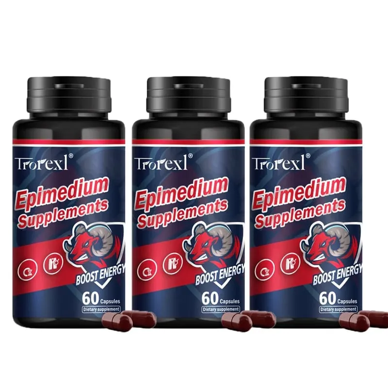 Natural Epimedium Capsules Enhance Endurance Supplement : Boost potency & Morning Power (Men's Health Secret) — image 9
