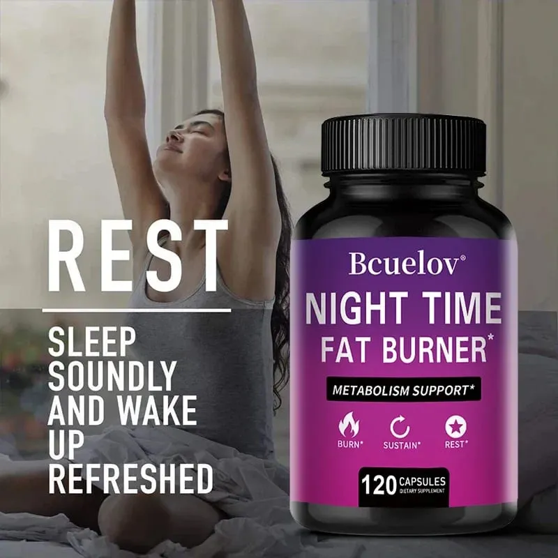 Best Nighttime Fat Burner - Thermogenic Fat Burner Natural Appetite Suppressant and Metabolism Booster Immune Health — image 2