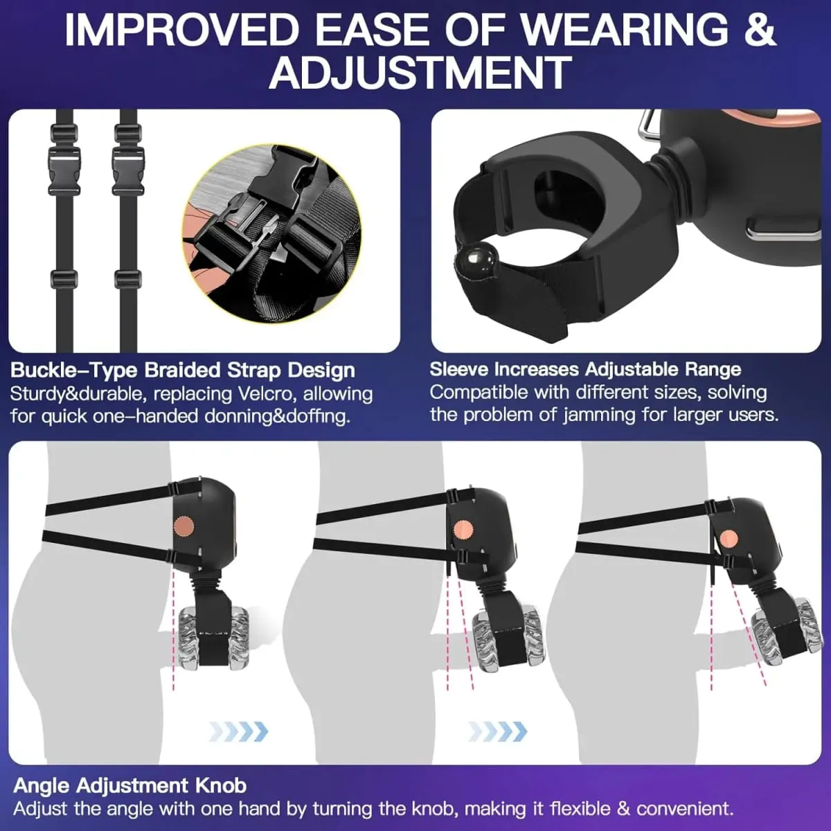 Automatic Male Masturbator with Removable Belt Wearable Adjustable Penis Pump Male Sex Toys Hands Free Masturbators for Men