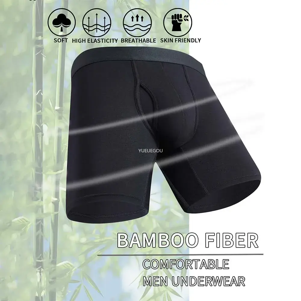 4 Pack Men's Bamboo Underwear Briefs - U Pouch Design, Ultra-Soft Breathable Fabric, Moisture Wicking Men's Boxers (S-XXL) — image 6