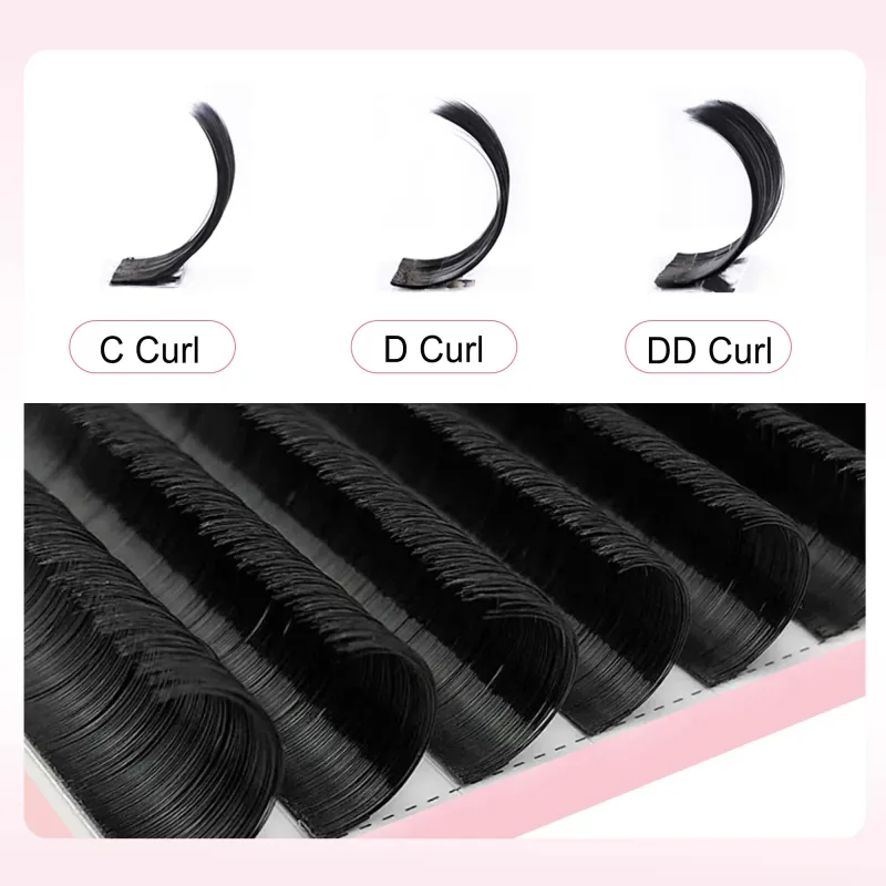 CoMango Easy Fan Lashes Extension DIY 2d/3d/4d/10d Faux Mink Blooming Eye Lash Extension 0.03/0.05/0.07 Makeup Lashes — image 3