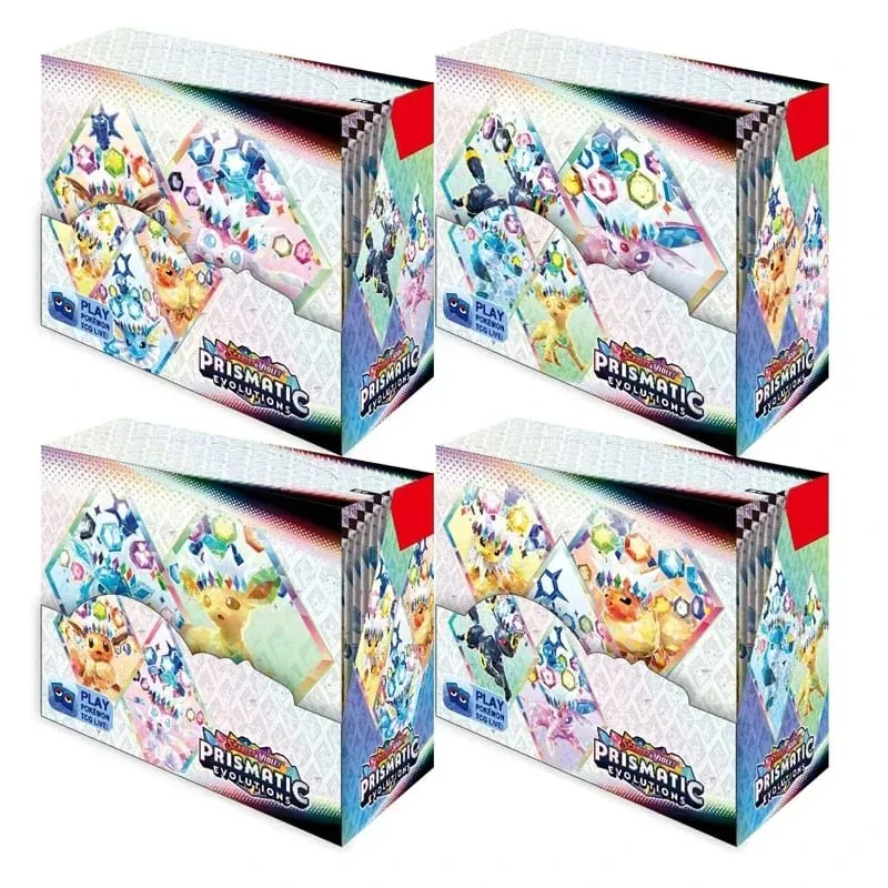 Pokémon PRISMATIC EVOLUTIONS SURGING SPARKS SCARLET&VIOLE 151 Booster Display Box Pokemon Booster Cards Playing Cards