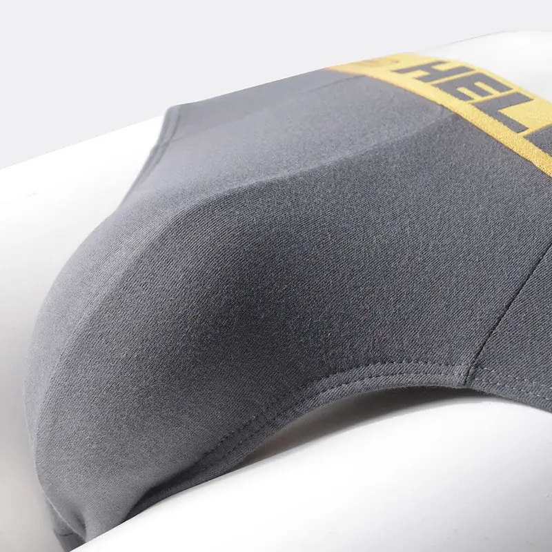 5Pcs/Men's Underwear High-quality Pure Cotton Sexy Triangular Shorts Men's Briefs Breathable Elastic Underpants Large Size L-5XL — image 2