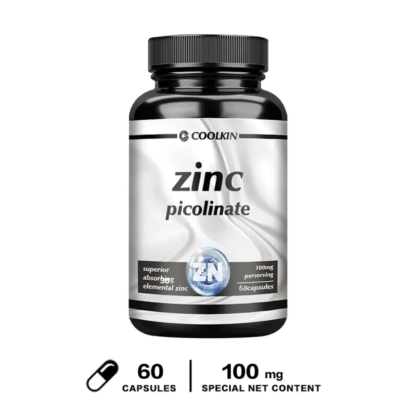 Zinc Picolinate Capsules - Boosts Immune Support Sleep & Energy