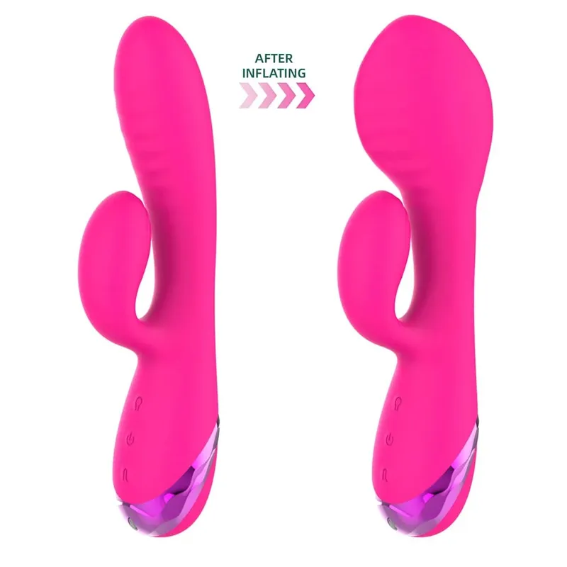 הרחבה מתנפחת רטט G-Spot לעיסוי דגדגן ממריץ צעצועי מין למבוגרים לנשים בריאות מינית מאוננת נשית — image 9
