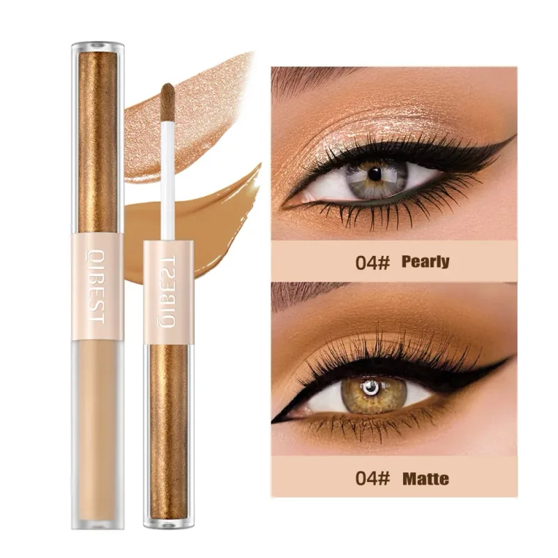 2 σε 1 Stick Pearly Matte Eyeshadow Cream Smooth Nude Eye Makeup Liquid Contour Shadow Stick Αδιάβροχο Shimmer High Light Pen — image 11