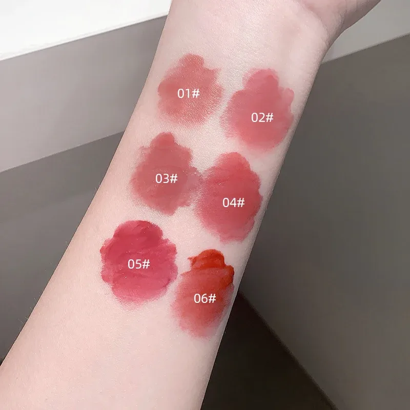 Gege Bear Water Light Lip Llaze Σετ Mirror Lipstick Lip Gloss Ενυδατικό Ενυδατικό μακράς διαρκείας Δώρο για τον εραστή