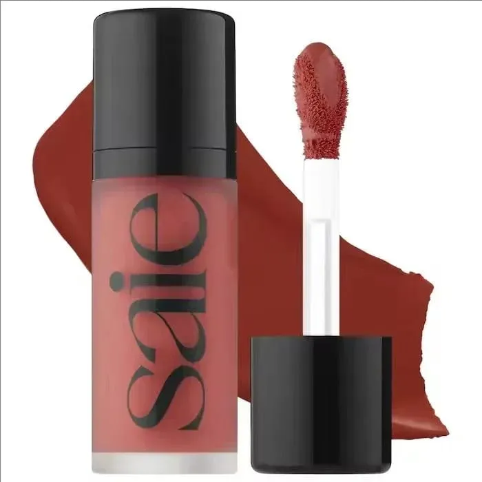 Fashion Saie Glitter Hydration Liquid Powder Blusher Moisturizing Liquid High Gloss Facial Contour Cream Products Makeup — image 9