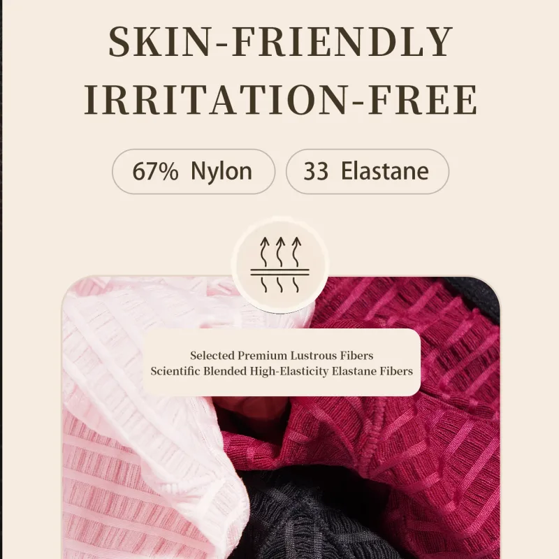 Men's Underwear Ribbed Texture Mens Brief Nylon Elastane Underpants Lightweight Thin Comfortable Male Triangle Underwear M‑XXL — image 24