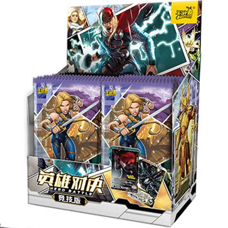 本物のマーベルカードアベンジャーズヒーローデュエルカード競争力のあるバージョンアイアンマントールキャプテン CR アメリカコレクションカードおもちゃ