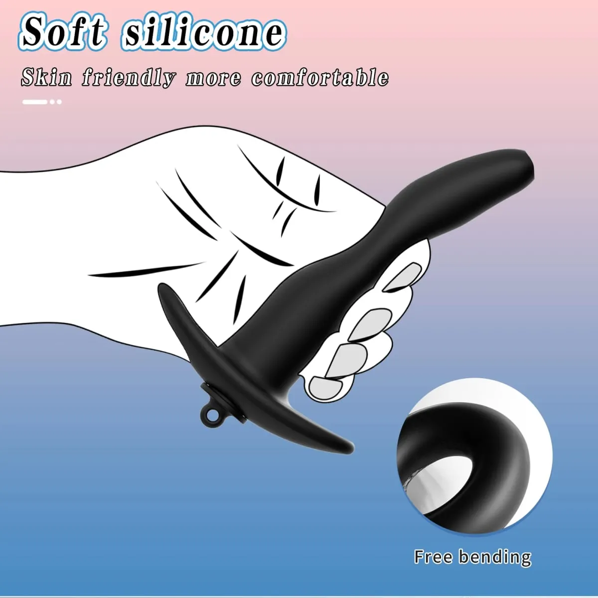 Hollow Speculum Peeking Anal Beads Butt Plug with Stopper Expander Tunnel Enema Anus Dilation Dilation Παιχνίδια σεξ ενηλίκων για γυναίκες άντρες ομοφυλόφιλοι — image 5