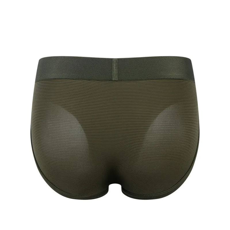 Men Underwear Brief Sexy Low-rise Striped Bikini Athletic Supporters Underpants Sleepwear Nylon Quick Dry Breathable — image 19