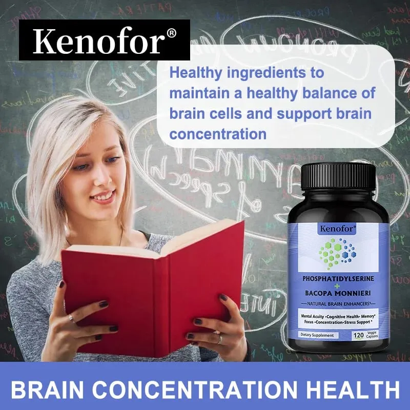 Phosphatidylserine Supplement with Bacopa Monnieri Brain Supplement Supports Healthy Thinking Memory Creativity — image 6